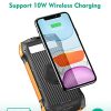 Power Bank Fast Charging 33500mAh Solar Phone Charger