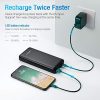 20000mAh Portable Power Bank with Dual USB Ports – Fast Charging for iPhone, iPad, Samsung & More