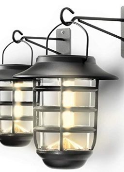 Home Zone Security Solar Wall Lantern Lights