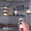 Illuminate Any Space Effortlessly with 6 Pack LED Puck Lights – Battery Operated with Remote, Timer, and Dimming for Cabinets, Kitchens, Staircases, Wardrobes