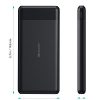 10000mAh Portable Charger USB C Power Bank with 18W PD & Quick Charge 3.0