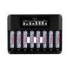 Tenergy 8-Bay LCD Display Fast Charger