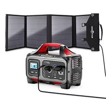 ROCKPALS 300W Portable Power Station with Solar Panel 100W