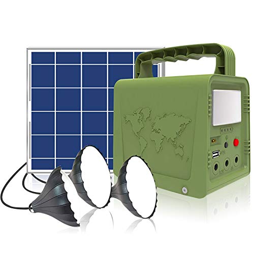 WAWUI Portable Solar Generator 42Wh with Solar Panel