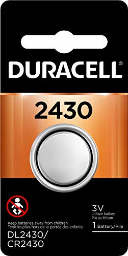 Duracell 2430 Lithium Coin Battery - Trusted for 10 Years of Reliable Power
