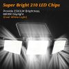 Solar Lights Outdoor, 210 LED 2500LM Solar Flood Security Lights