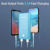 20W PD & QC 3.0 Fast Charging Power Bank – 10000mAh Slim Portable Charger for iPhone 12, iPad, Samsung, and More