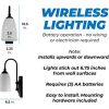 4 Hour Auto Shut-Off Battery Wall Sconce