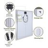 Power Your Adventures: 100W Solar Panel Kit for Off-Grid Living