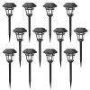 MAGGIFT 12 Pack Solar Pathway Lights Outdoor