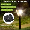 12 Pcs Outdoor Solar Pathway Lights with 4 Pack 10 Lumen Solar Powered Lights