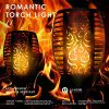 Flame Solar Lights - 4 Pack LED Flickering Torches for Magical Nights