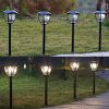 12 Pcs Outdoor Solar Pathway Lights with 4 Pack 10 Lumen Solar Powered Lights