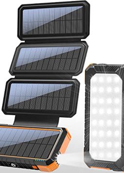 PD 18W Solar Panel Charger QC 3.0 Fast Charging Power Bank