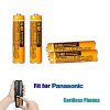 Rechargeable Batteries AAA for Panasonic Home Cordless Phones