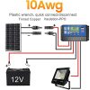 200W Monocrystalline Solar Panel Kit: High-Efficiency PV Power for Off-Grid Battery Charging in RVs, Boats, Campers, and More