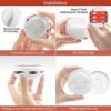 Any Space with Cadrim Puck Lights - Battery-Powered LED Stick-On Lights Perfect for Kitchen Cabinets, Closets, and More (6 Pack)