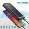Solar Charger 33800mAh, Feob Portable Charger Power Bank