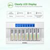 AA AAA Fast Battery Charger EBL