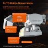 Illuminate Your Outdoors with 1600lm Bright Solar Security Light - Adjustable Heads for Enhanced Coverage and Separate Efficient Solar Panel