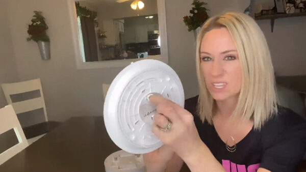 WOOPHEN Motion Sensor Ceiling Light Battery Operated