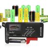 D-FantiX Battery Tester BT-168 – Compact, No Battery Required, Easy-to-Read Checker for AA, AAA, 9V, C, D & Button Cell Batteries