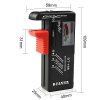 D-FantiX Battery Tester BT-168 – Compact, No Battery Required, Easy-to-Read Checker for AA, AAA, 9V, C, D & Button Cell Batteries