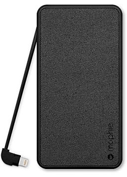 6,000mAh Portable Charger with Built-In Lightning Cable