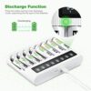 Battery Charger with AA AAA Rechargeable Batteries