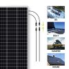 One Black Solar Extension Cable