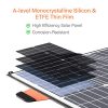 100W Foldable Solar Panel with USB-C & QC 3.0 – Ultra-Compact, Waterproof Charger for Camping, Fishing & Outdoor Power Stations