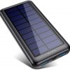 Solar Charger 33800mAh, Feob Portable Charger Power Bank