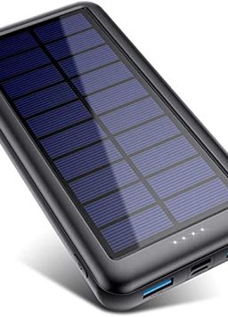 Solar Charger 33800mAh, Feob Portable Charger Power Bank