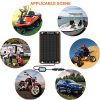 Keep Your 12V Battery Charged – Portable 5W Solar Battery Maintainer & Trickle Charger