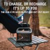 Portable Power Station Explorer 300 - 293Wh Backup Lithium Battery, 110V/300W Pure Sine Wave AC Outlet - Ideal for Outdoor Camping, Travel, Hunting, and Blackouts