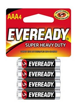 Eveready Super Heavy Duty Batteries