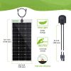Topsolar Flexible Solar Panel 100W 12V Monocrystalline Bendable