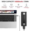 178Wh Portable Power Station, 48000mAh Camping Solar Generators