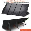 TwelSeavan 120W Portable Solar Panel Charger – Fast Charging for Power Stations & Devices