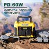 Experience Clean and Quiet Power Anywhere with Togo POWER 330W Portable Power Station - Ideal for Camping, Travel, and Emergency Backup