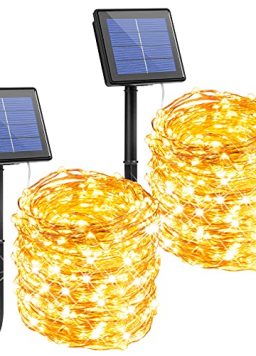 Outdoor Solar String Lights with 8 Lighting Modes Waterproof