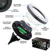 8 LED Solar Garden Lights Disk Lights Outdoor