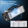 178Wh Portable Power Station, 48000mAh Camping Solar Generators