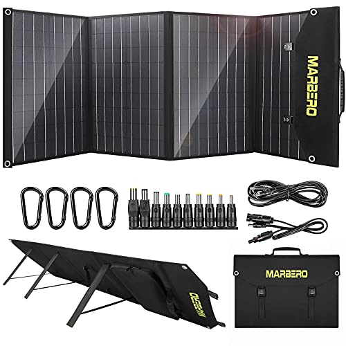 MARBERO 100W Solar Panel, Portable Foldable Solar Panel Kit