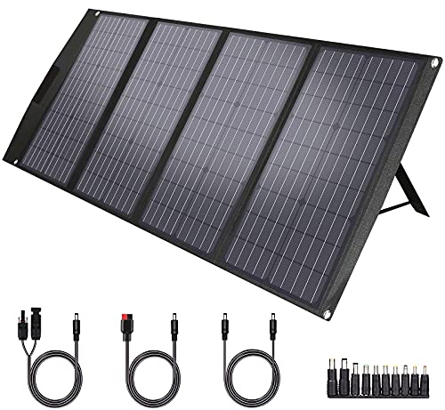 TwelSeavan Solar Panel 120W, Foldable Portable Solar Panel