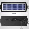 POWISER 3.5W Solar Battery Charger 12V Solar Powered Battery