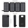 25000mAh Solar Power Bank with Dual USB Output – Portable and Waterproof Charger