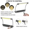 LUXSWAY Wireless Remote Control Picture Light - 9.1 Inch, Battery Powered, 300° Rotatable, Perfect for Art Display