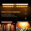 2-Pack Rechargeable Motion Sensor Cabinet Lights! USB Powered and Easy to Install, Ideal for Wardrobes, Closets, and Cabinets. Enjoy Warm White Light Where You Need It.