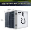 30W Foldable Solar Panel Lighting Kit: Power and Light Wherever You Need It